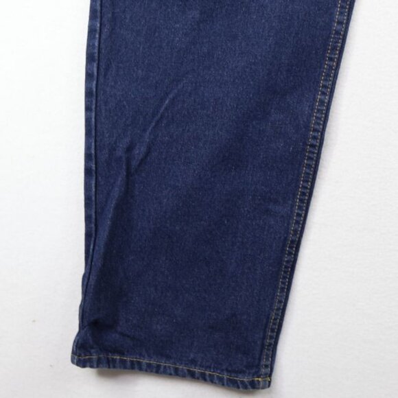 Dromex Jeans Mens 38 x 30 (Measures 37x30) Blue Denim Work Wear Dark Wash - Picture 3 of 8